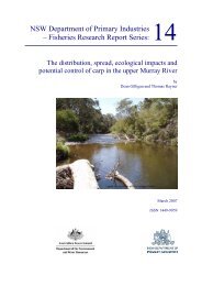 NSW Research Report Series No 14 - Fisheries Reports