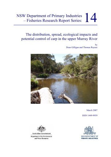 NSW Research Report Series No 14 - Fisheries Reports