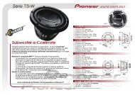 fiches produit TS-W aCcelerate - Pioneer Tuning