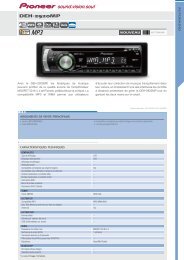 DEH-2920MP - Pioneer Tuning