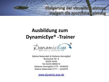 DynamicEye- Institut für Sportsvision