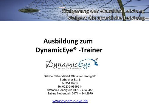 DynamicEye- Institut für Sportsvision