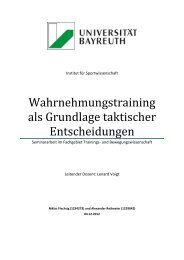 Seminararbeit - Wahrnehmungstraining als ... - Dynamic-Eye