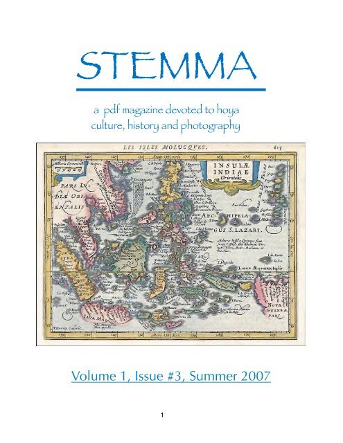 Volume 1, Issue #3, Summer 2007 - Cubits