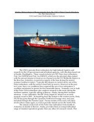 Marine Meteorological Measurements from the USCG Polar Class ...