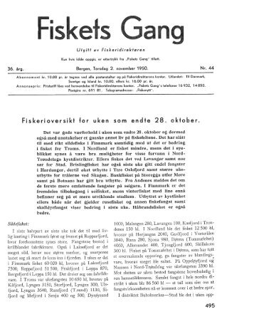 Fiskets Gang, nr 44, 1950