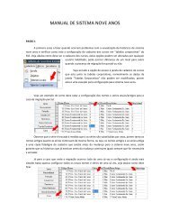 MANUAL DE SISTEMA NOVE ANOS