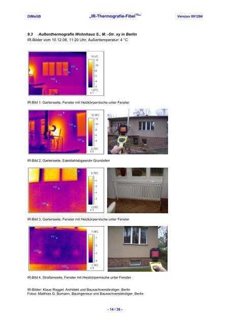 Die IR Thermografie Fibel - DIMaGB.de