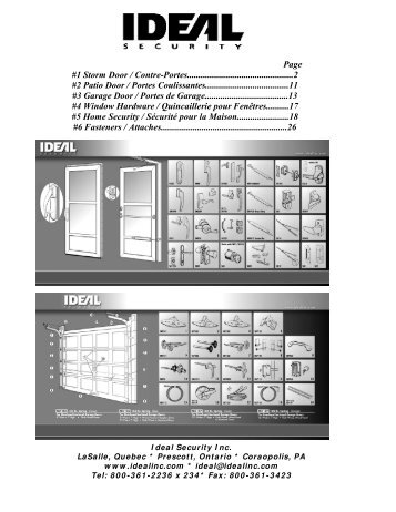 Ideal Part Master - Ideal Security Inc.