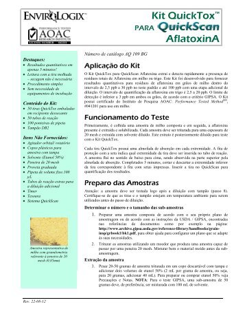 Instruções Detalhadas - EnviroLogix