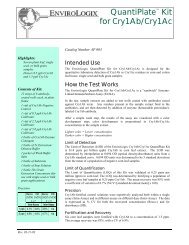 QuantiPlate™ Kit for Cry1Ab/Cry1Ac - EnviroLogix