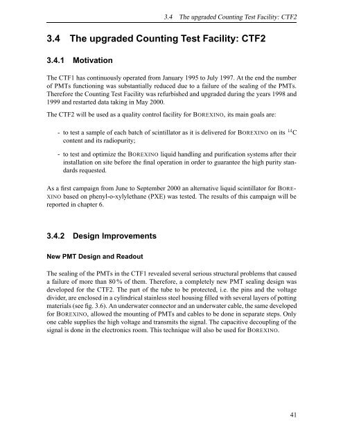 Development of a Liquid Scintillator and of Data ... - Borexino - Infn