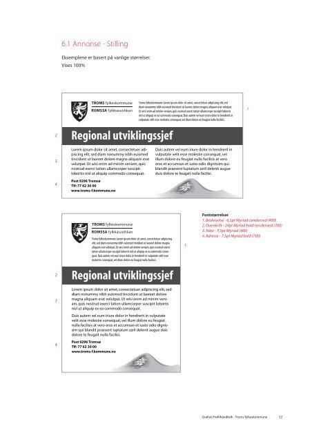 Profilhåndbok - Ansatte - Troms fylkeskommune