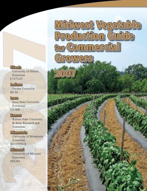 - Production Growers 2007 Guide Vegetable Commercial for Midwest