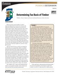 Deermining Tax Basis of Timber - FNR-FAQ-2 - Purdue Extension ...