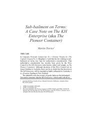 Sub-bailment on Terms: A Case Note on The KH Enterprise (aka ...