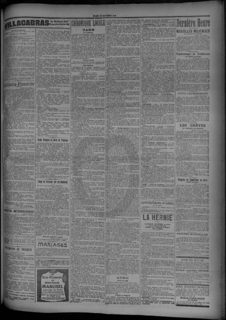 25 octobre 1910 - Bibliothèque de Toulouse