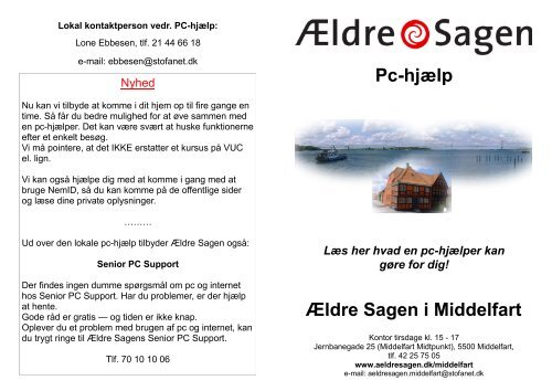Pc-hjælp Ældre Sagen i Middelfart