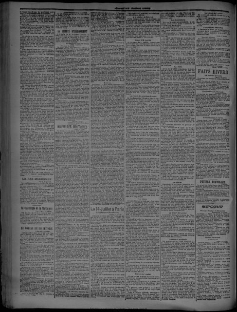 15 Juillet 1902 - Bibliothèque de Toulouse