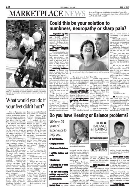 The Coast News, June 14, 2013