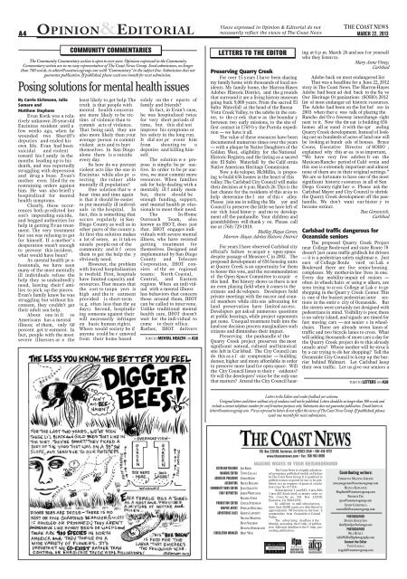 The Coast News, March 22, 2013