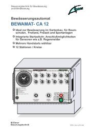 Bewässerungsautomat BEWAMAT- CA 12 Ideal zur Bewässerung im