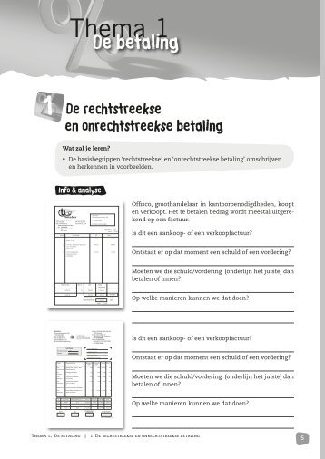 Thema 1 - Secundair - De Boeck