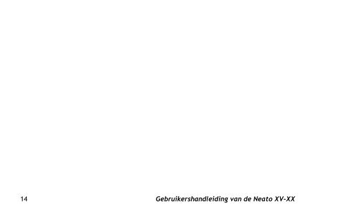 Robotstofzuiger Neato XV-15™ / Neato XV-25™ Handleiding - Fonq.nl