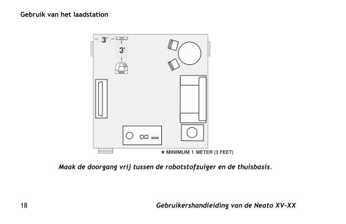 Robotstofzuiger Neato XV-15™ / Neato XV-25™ Handleiding - Fonq.nl