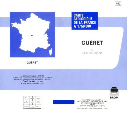 notice explicative de la feuille - brgm