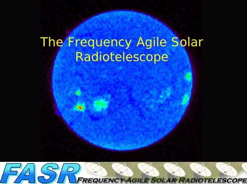Future Instrumentation for Solar and Stellar Research at Radio ...