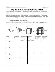 Why Cells are Small: Surface Area to Volume Ratios