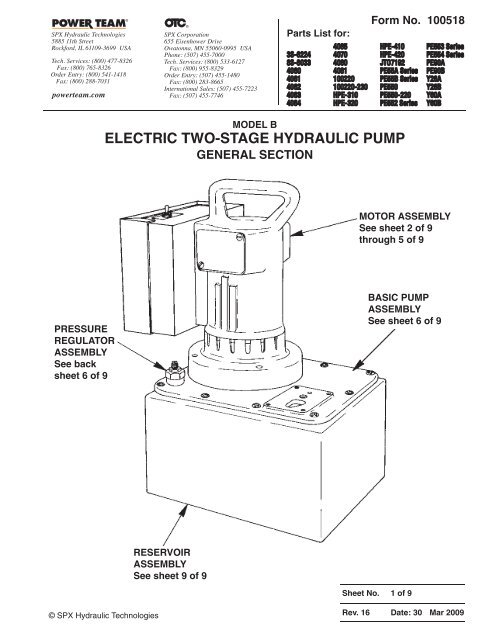 2 stage hydraulic pump diagram