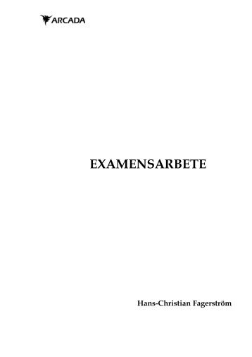 EXAMENSARBETE - Theseus