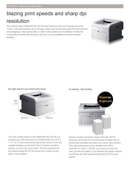 blazing print speeds and sharp dpi resolution - Tap The Web