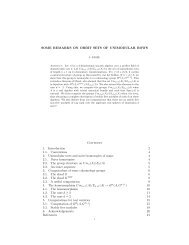 Some remarks on orbit sets of unimodular rows - CSAG - EPFL