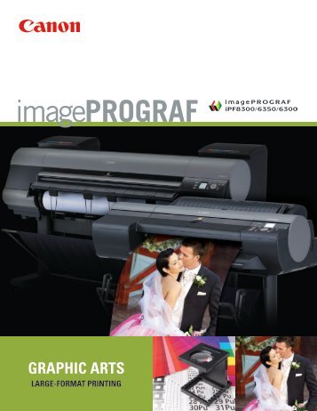 Canon imagePROGRAF iPF 8300/6350/6300 Brochure - IT Supplies