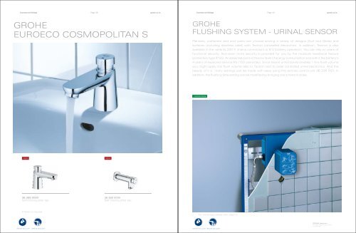 Commercial fittings - GROHE Blue