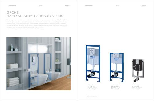 Commercial fittings - GROHE Blue