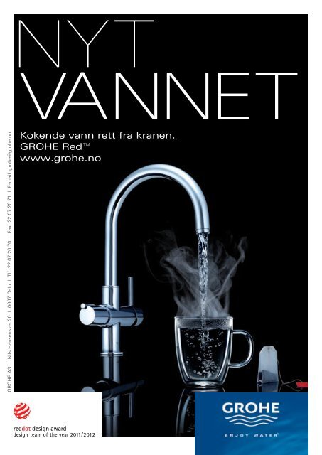 Kokende vann rett fra kranen. GROHE Red™ www ... - GROHE Blue