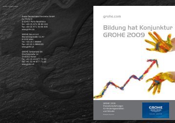 Bildung hat Konjunktur GROHE 2009 - GROHE Blue