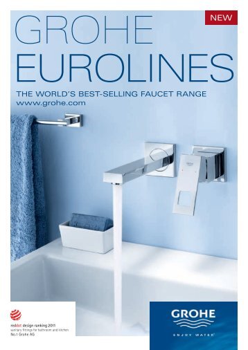 THE WORLD'S BEST-SELLING FAUCET RANGE www.grohe.com