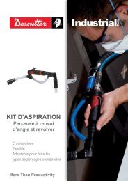 Kit d'aspiration - Perceuse à renvoi d'angle et révolver (Français)