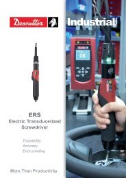 ERS - Electric Transducerized Screwdrivers (English)