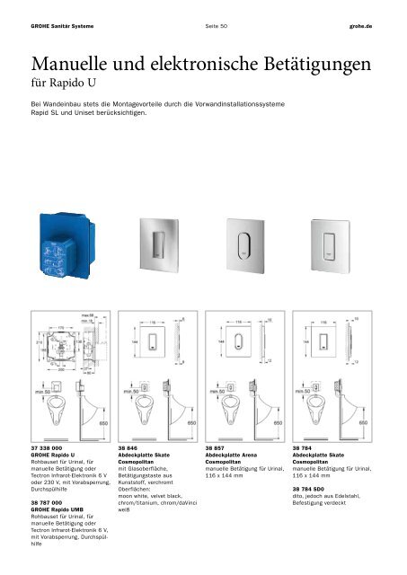 GROHE Sanitär Systeme