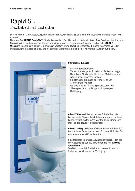 GROHE Sanitär Systeme