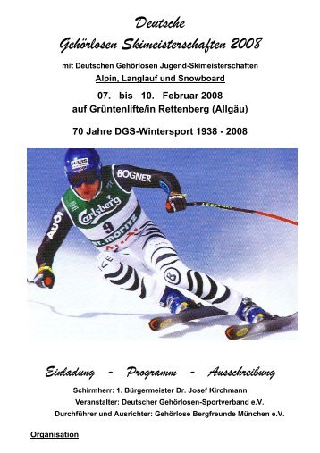 Deutsche Gehörlosen Skimeisterschaften 2008 - GSV Karlsruhe