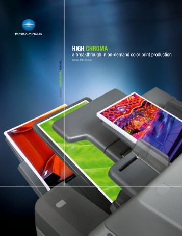Konica Minolta bizhub PRO C65hc brochure - Tap The Web