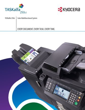 Kyocera TASKalfa 250ci Brochure - Document Solutions USA