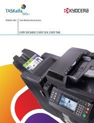 Kyocera TASKalfa 500ci Brochure - Document Solutions USA